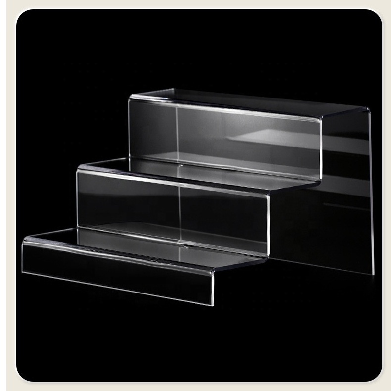 CABOAL Customized Clear Acrylic Business Cards Display Holders Stand for Desk Desktop Name Card Rack Organizer