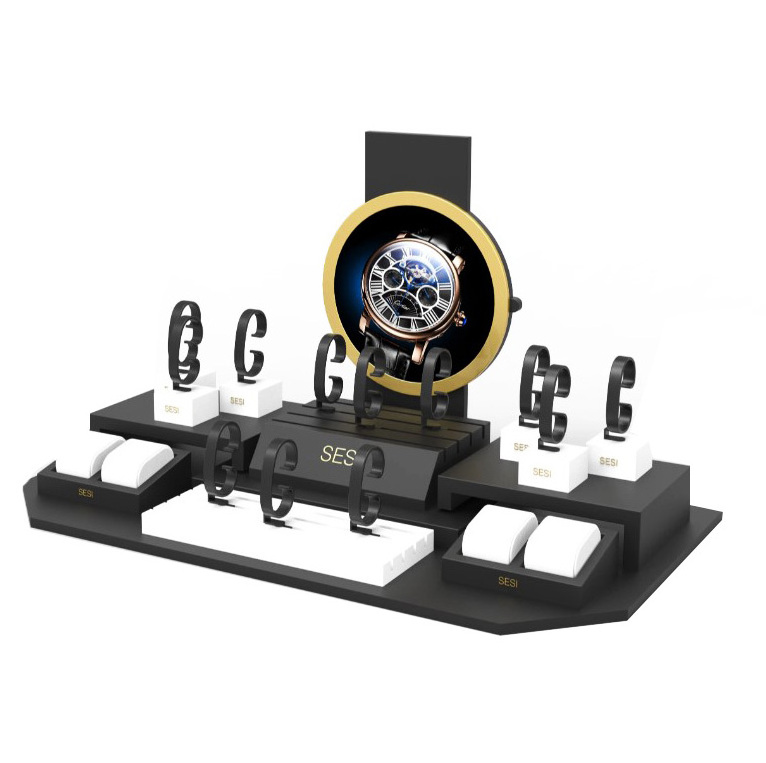 Acrylic Fashion Luxury OEM display rack Watch Counter Display watch display stand for retail store