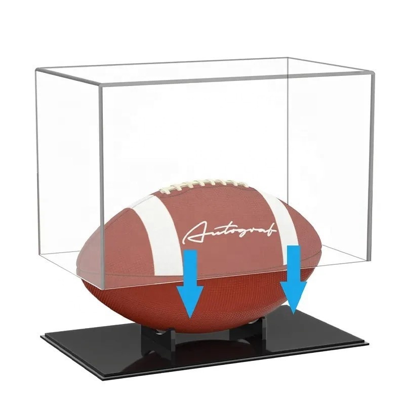 CABOAL Acrylic Baseball Holder Display Case/Plexi Cube Basketball Holder/Clear Acrylic Football Display Box