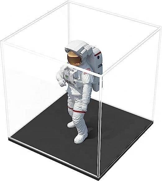 Detachable Clear Acrylic Display Box Case Model Figure Display Dustproof Lucite Toy Doll Display Box