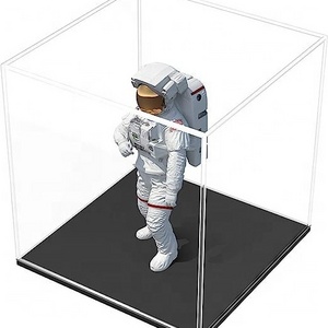 Detachable Clear Acrylic Display Box Case Model Figure Display Dustproof Lucite Toy Doll Display Box