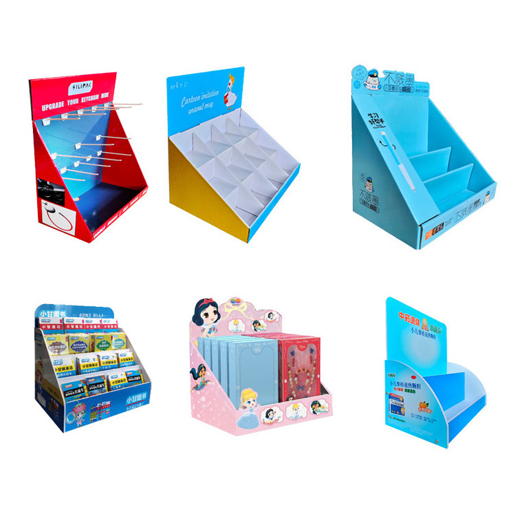 Caboal Custom Size Recyclable Shop Exhibition Pvc Foam Board Cosmetic Cardboard Display Stands Riser