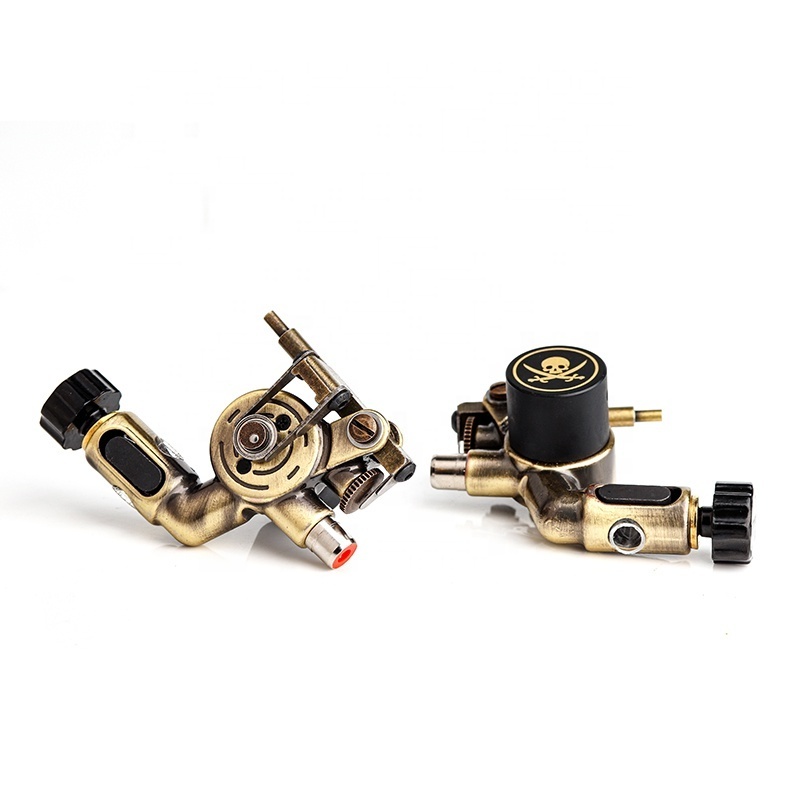 1PCS Rotary Tattoo Machine with RCA interface aluminum alloy motor machine For Shader and Liner Body Art Makeup Tool