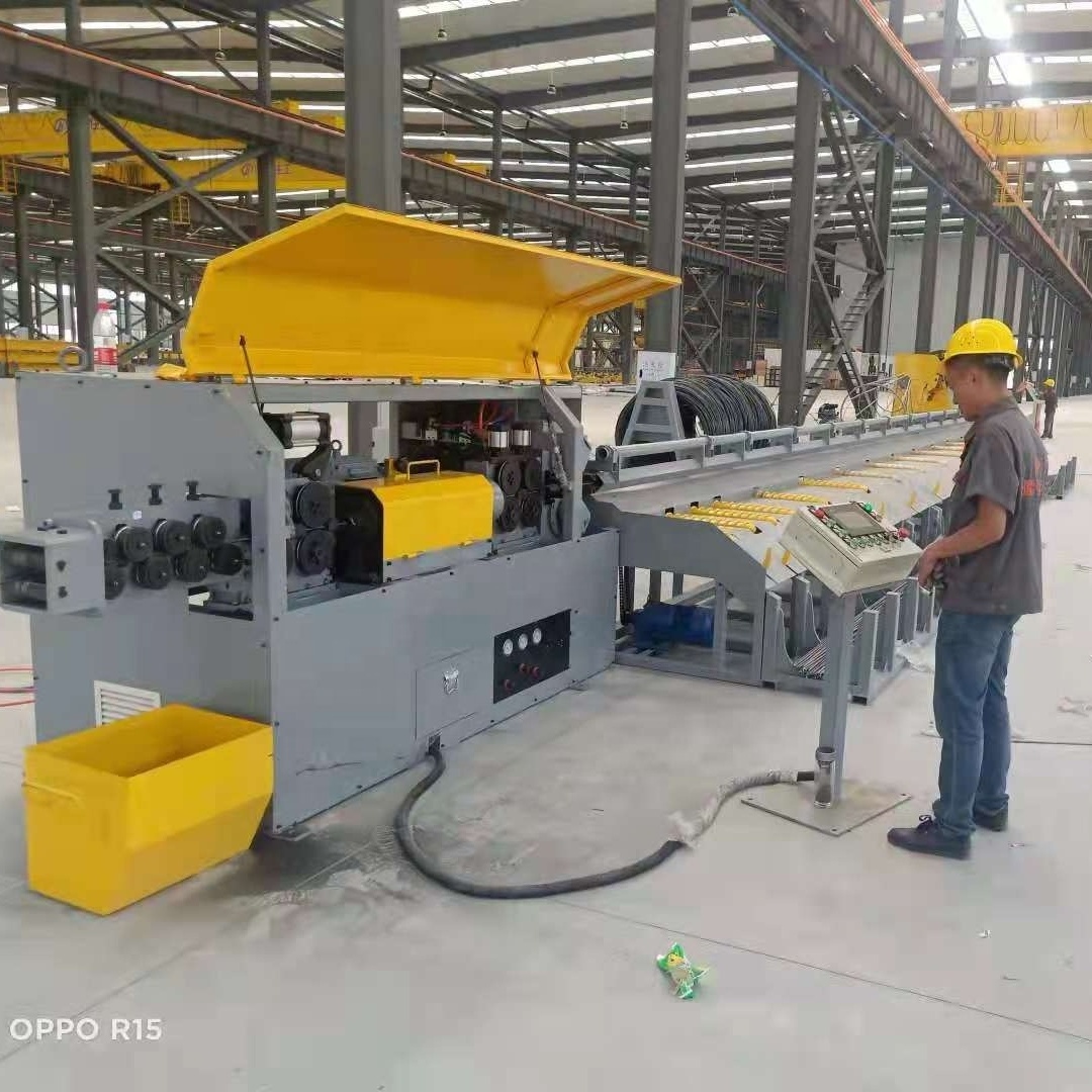 Automatic Coil steel Wire Straightener and cutter steel bar straightening and cutting machine