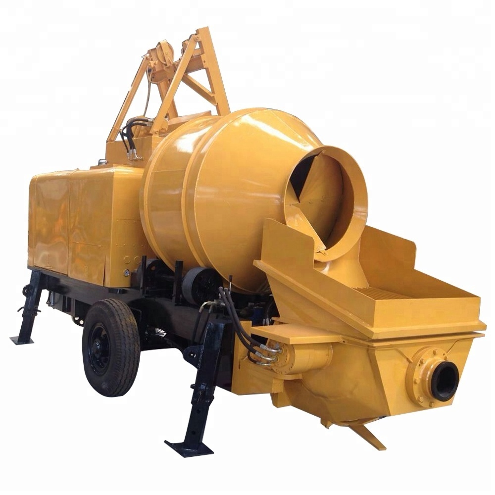 Hot selling HBT30M 30m3/h electric motor type S valve concrete mixer pump with compact structure