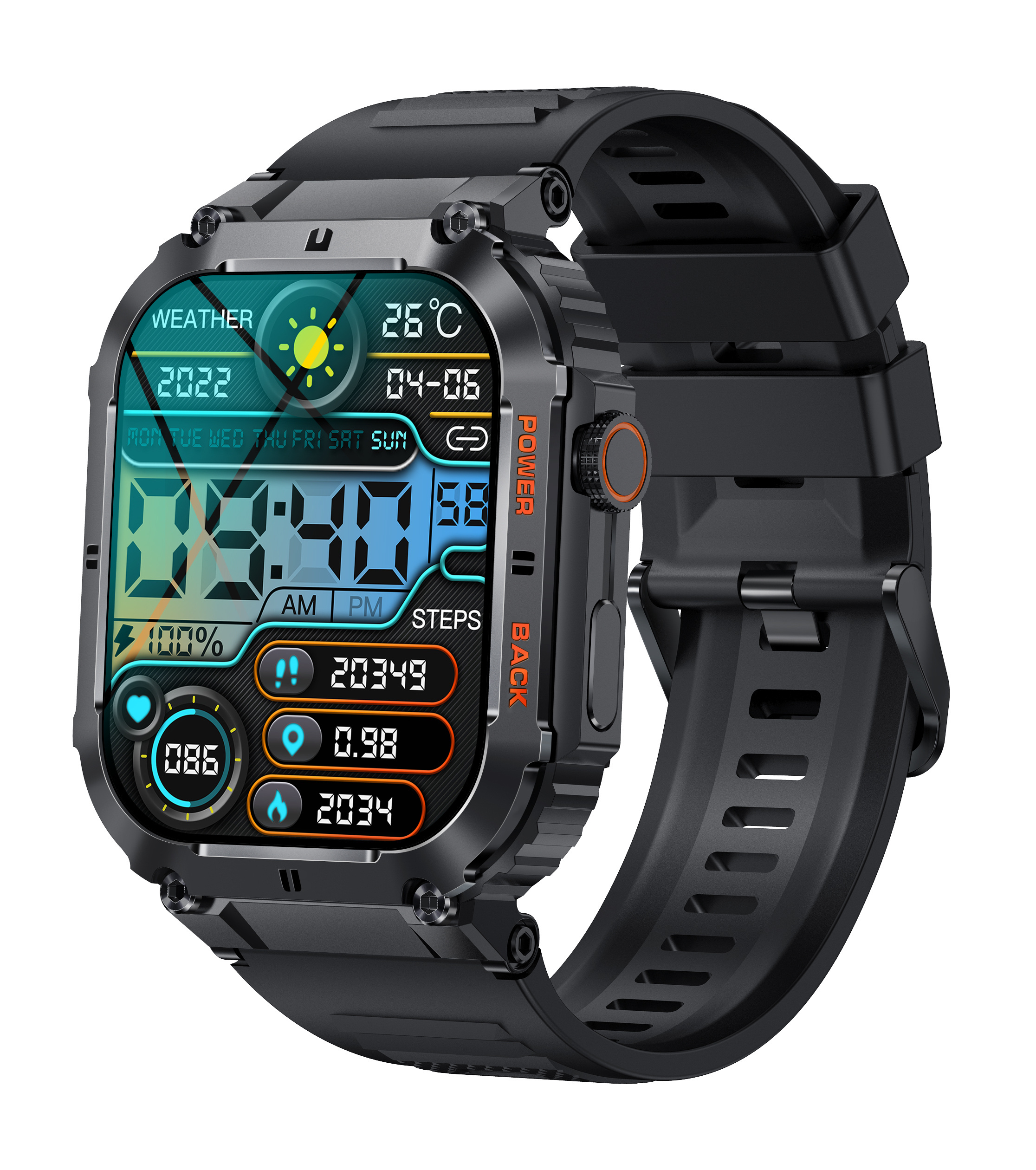 K57pro factory Smart Watch for Men Calling Outdoor 1.96