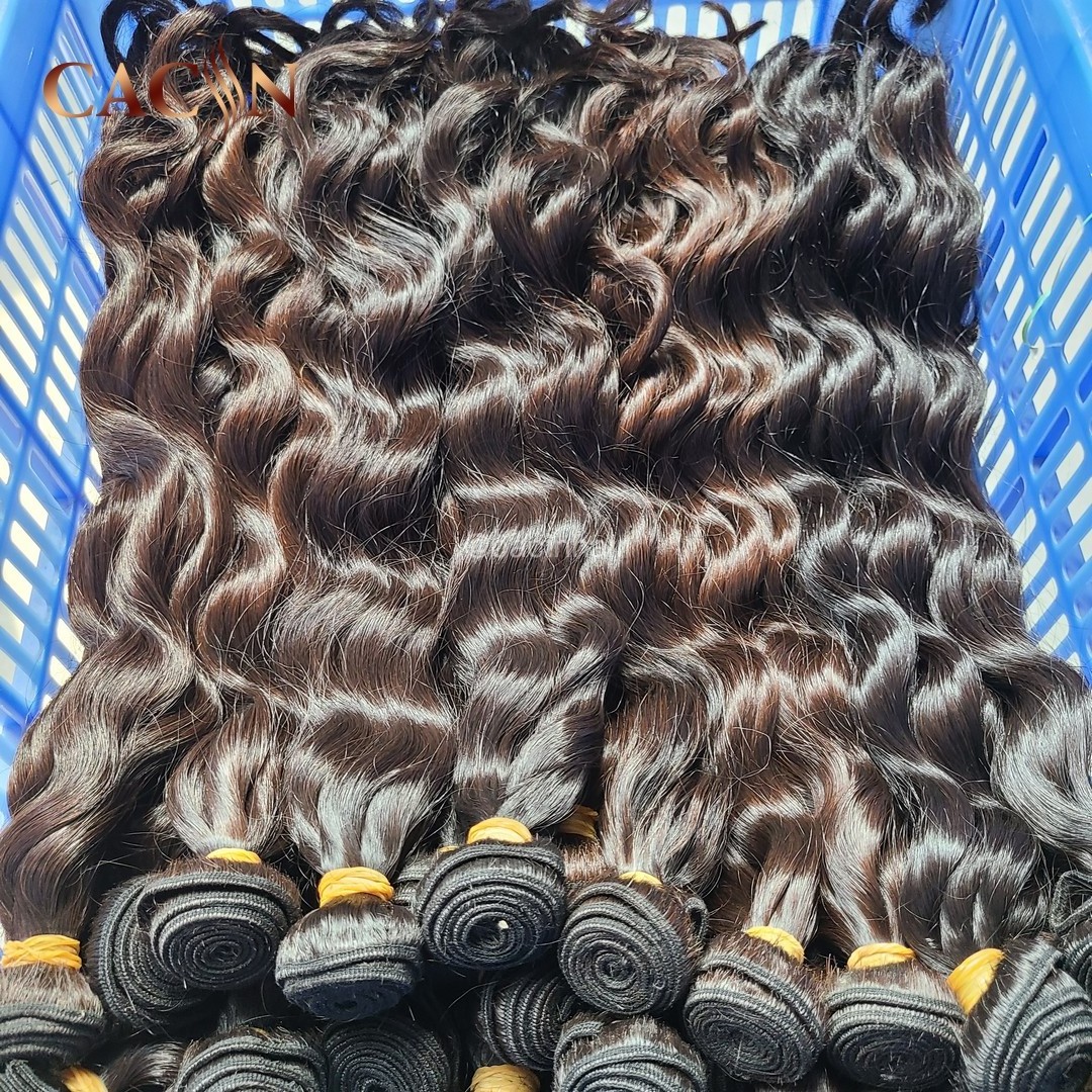 Burmese raw curly human hair vendor double drawn vietnamese and burmese curly hair one donor virgin hair vietnam