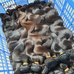 CACIN Oem custom weave peruvian bundles human hair products for black women brazilian raw virgin hair