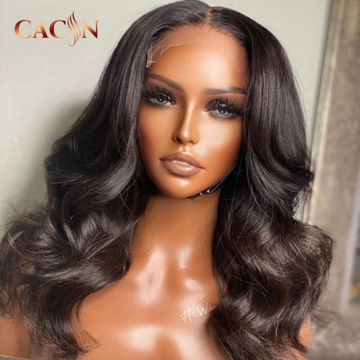 Cheap dropshipping wholesale ponytail virgin human hair 30 inch hd lace frontal wig, deep wave 13x4 lace front human hair wigs