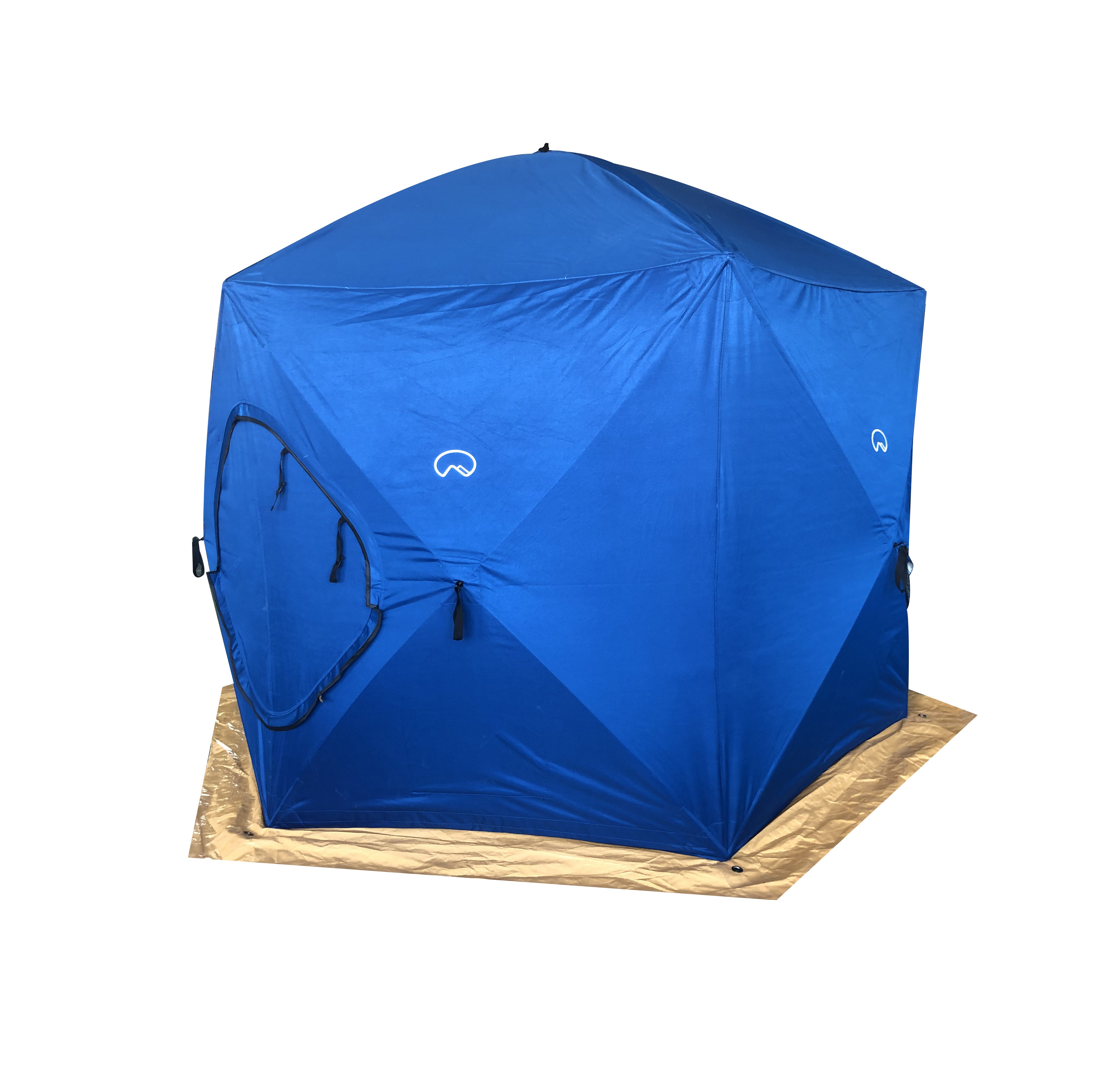 Custom Outdoor Waterproof Sauna House Tent Winter Fishing Tent Portable Square Cube Hiking and Camping Ice Fishing Tent