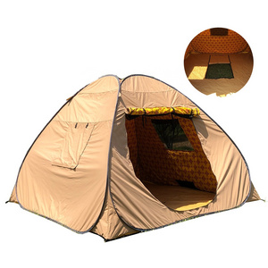 Customized Automatic Desert Tent Low MOQ Durable Oxford Fabric Portable Pop up Tent Camping Outdoor Use Middle East Application