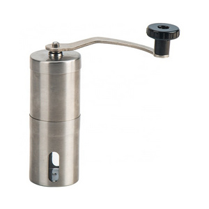 Mini eco friendly outdoor Portable Adjustable Hand Ceramic Burrs Drip Coffee bean Espresso Manual Coffee Grinder