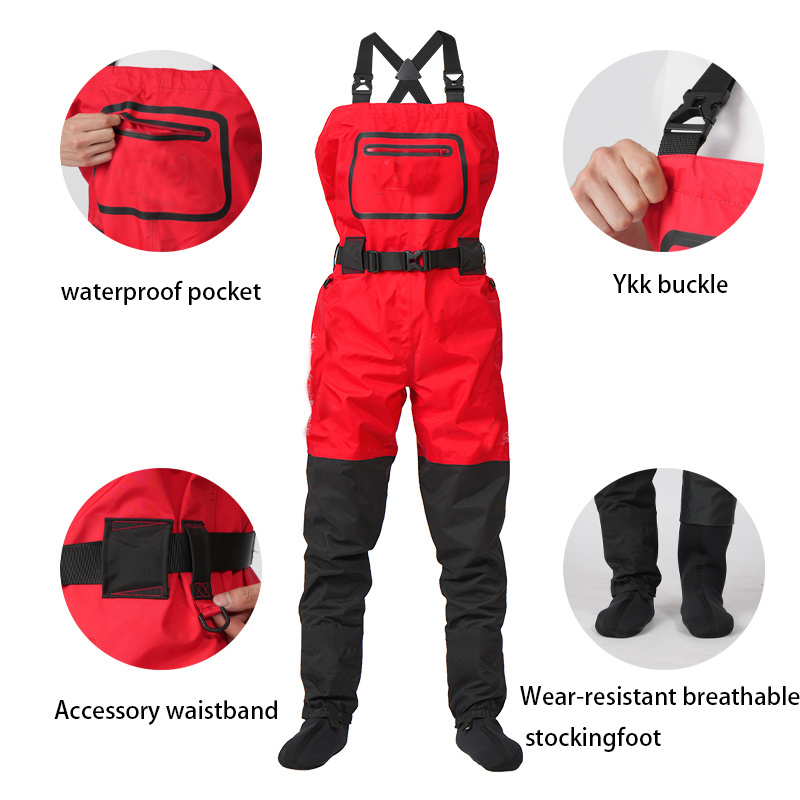 Waterproof Chest Waders with Boots for Men and Women For Wading Fly Fishing Hunting  Muck Work