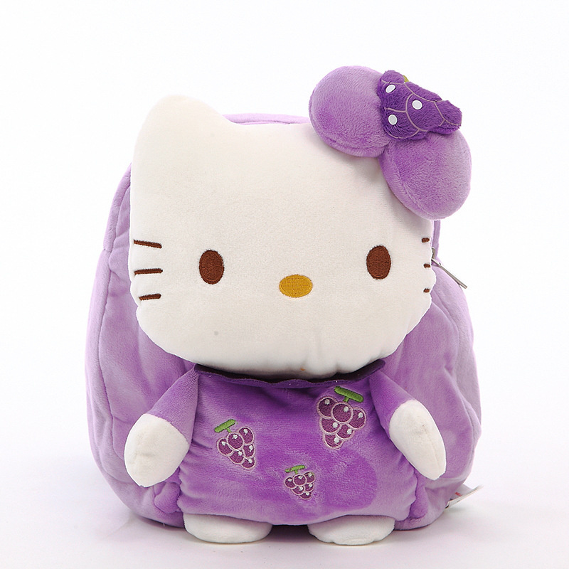 Wholesale Kawaii Cute Stuffed Plush Backpacks Kids Soft Plush Hello Kitty Bag Toy Hello-Kitty Backpack