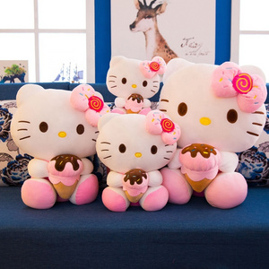 Wholesale 30cm Pink Hello Kt Cat Plushies Toys Dolls Baby Girls Toys Plush Pillow Stuffed Animals Cat Soft Plush Toy