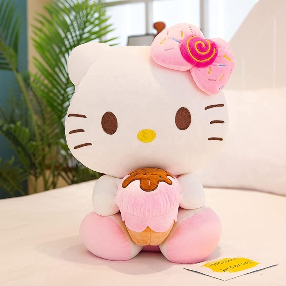 Wholesale 30cm Pink Hello Kt Cat Plushies Toys Dolls Baby Girls Toys Plush Pillow Stuffed Animals Cat Soft Plush Toy