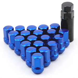 17 HEX Rays Volk Steel Racing Car Wheel Rims Lock Lug Nuts Extended Tuner Nut 20pcs/set