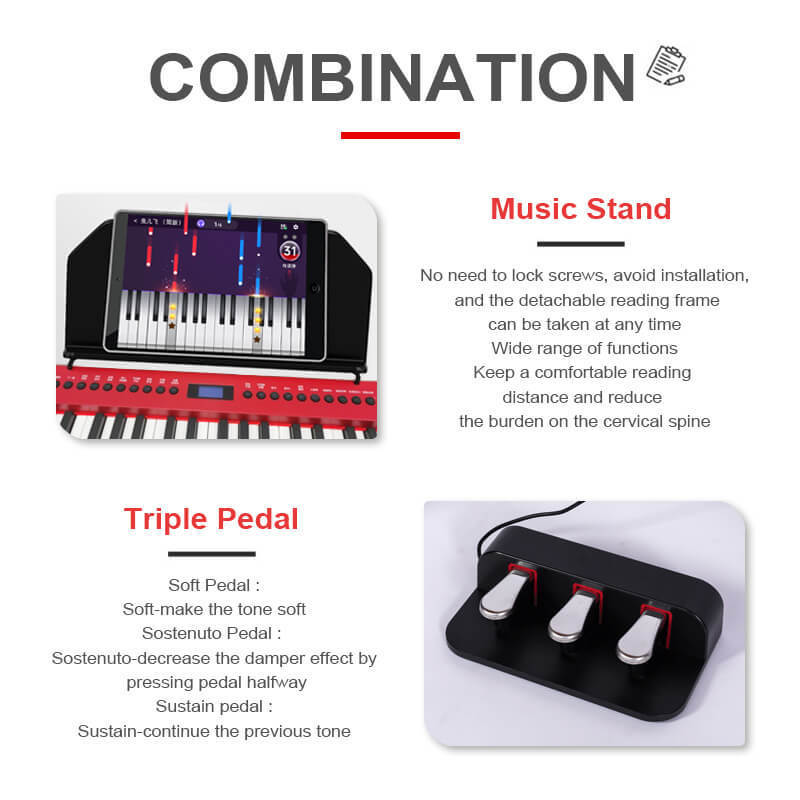 88 Keys Piano Style With Usb Player Electric Musical Keyboard