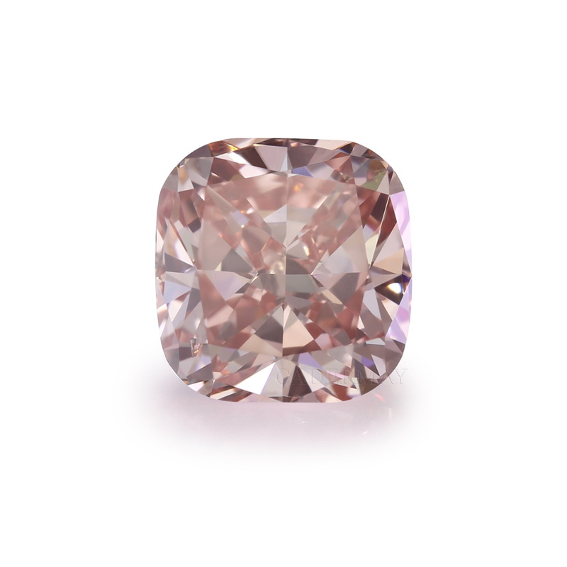 Cadermay Polished CVD Diamond Cushion Cut Fancy Pink Color Precious Loose Diamonds Lab Grown Diamond for Jewelry making