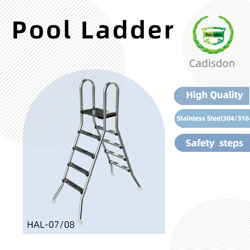 Popular Cadison Stainless  Steel 304/316  Anti-Slip Swimmng Pool Ladder