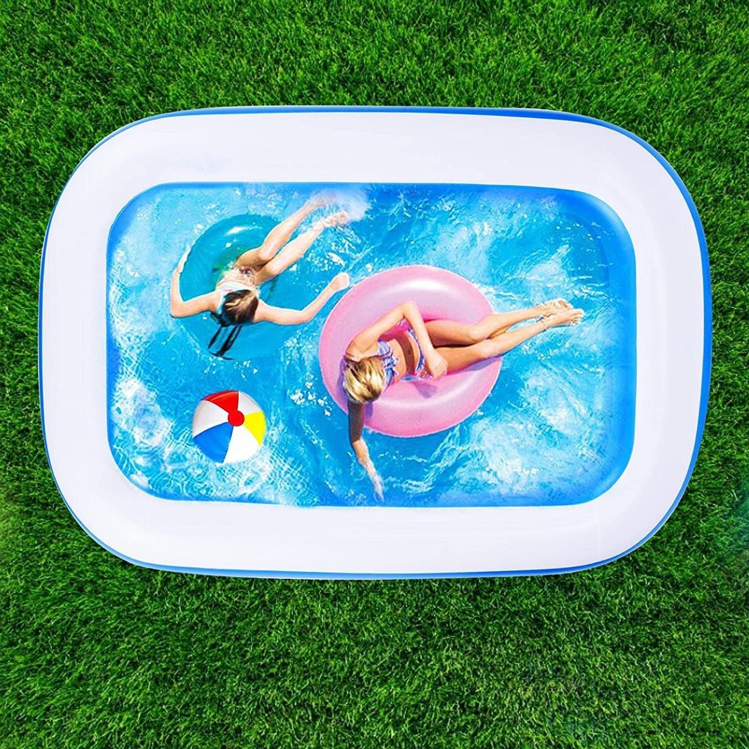 7FT 8FT 10FT Portable Foldable Inflatable pools outdoor above ground swimming pool for kids