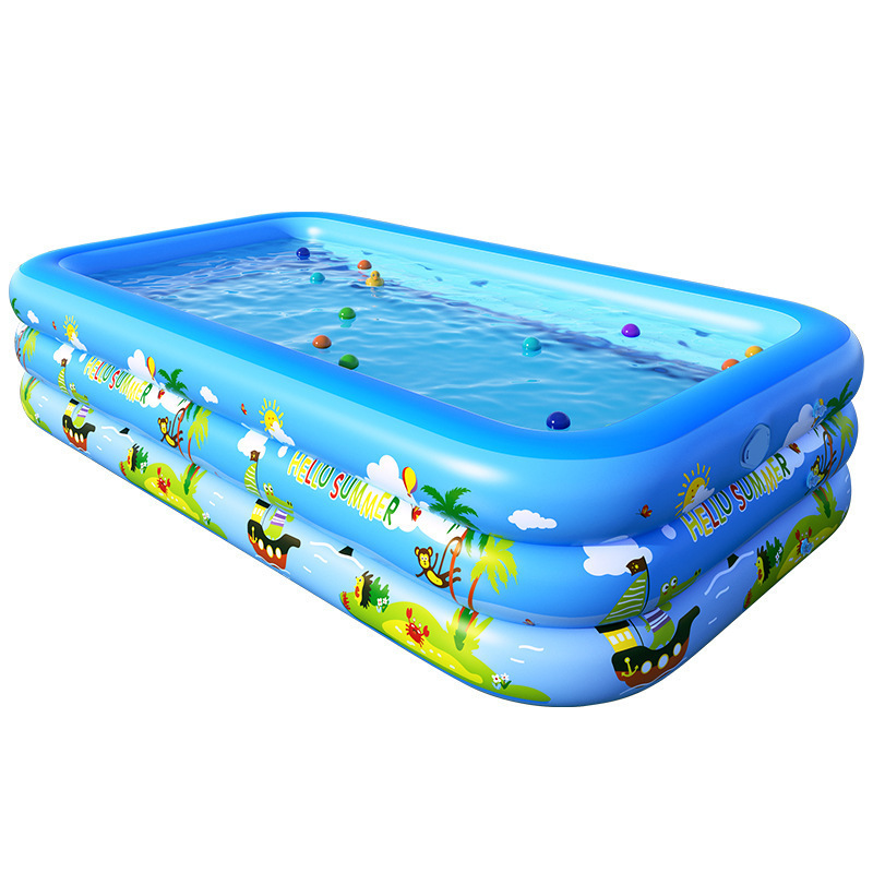 Wholesale Portable water pool inflatable frp rectangular swimming pool outdoor for kids and adults