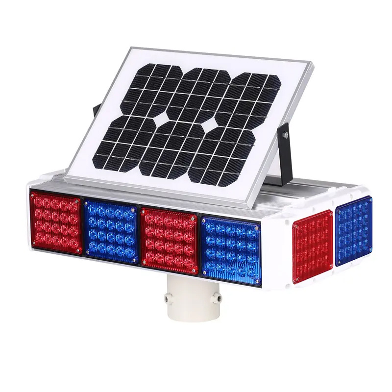 Road Safety Led Warning Lights solar powered led traffic warning light custom