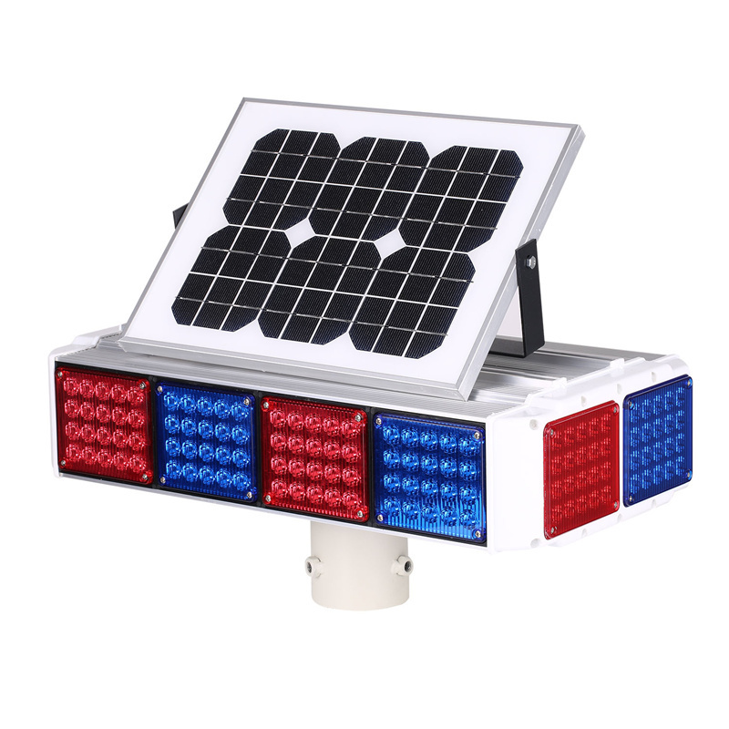 Road Safety Led Warning Lights solar powered led traffic warning light custom