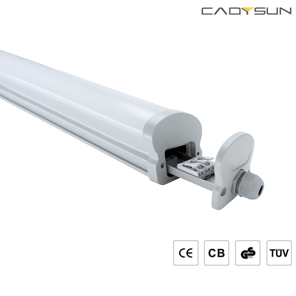 LED Tri-proof lamp led for corridor lighting CE CB led light drop ceiling dust-proof Tube 150lm/w 220V-240V 3000K- 6000K