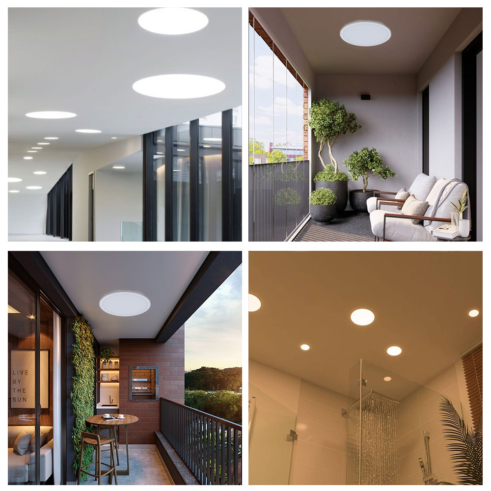 Cadysun Surface Mounted Small Flush Mount Ceiling Light Slim 13W 18W 3CCT Round Ultra-Thin Wall Panels Led Light For Living Room