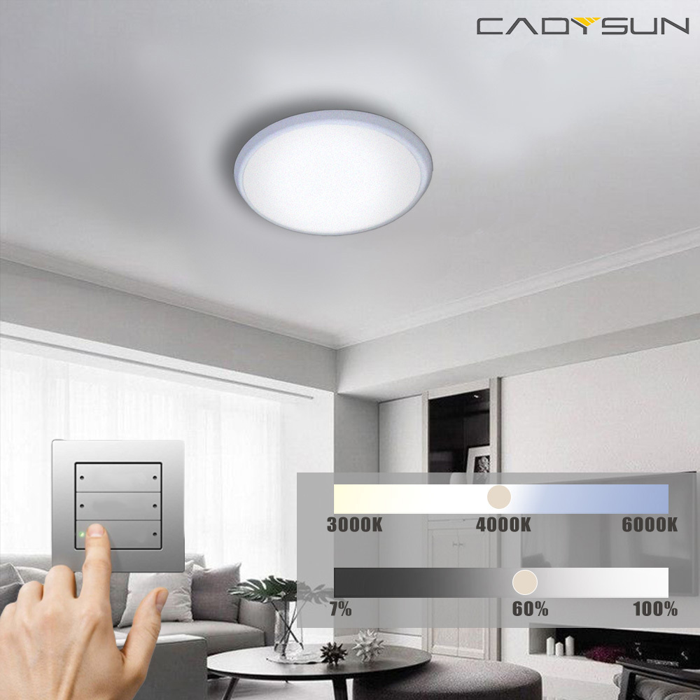 IP65 Led light 3000K 4000K 6500K Ceiling Surface Mounted Square Round Led Panel Light For Home Office