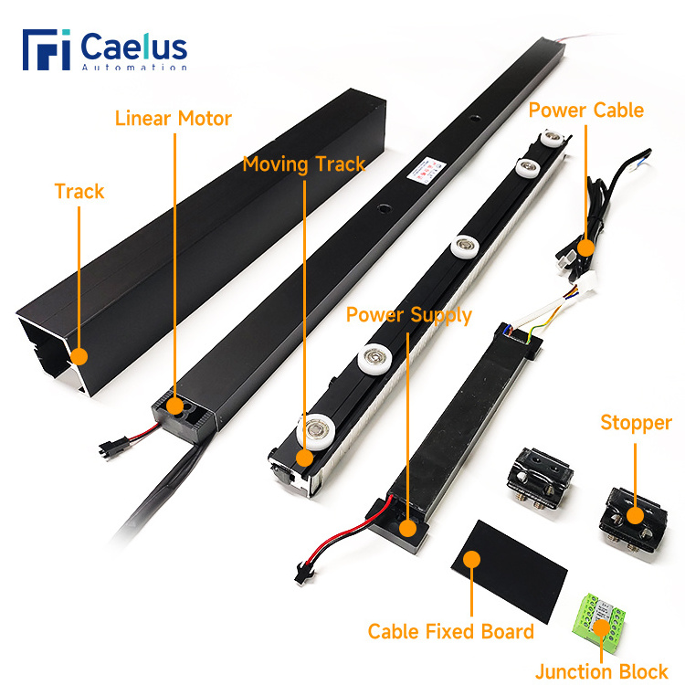 Caelus CE Approved APP Smart Automatic Sliding Door Operator Automatic Swing Glass Door Opener Noiseless Sliding Automatic Door