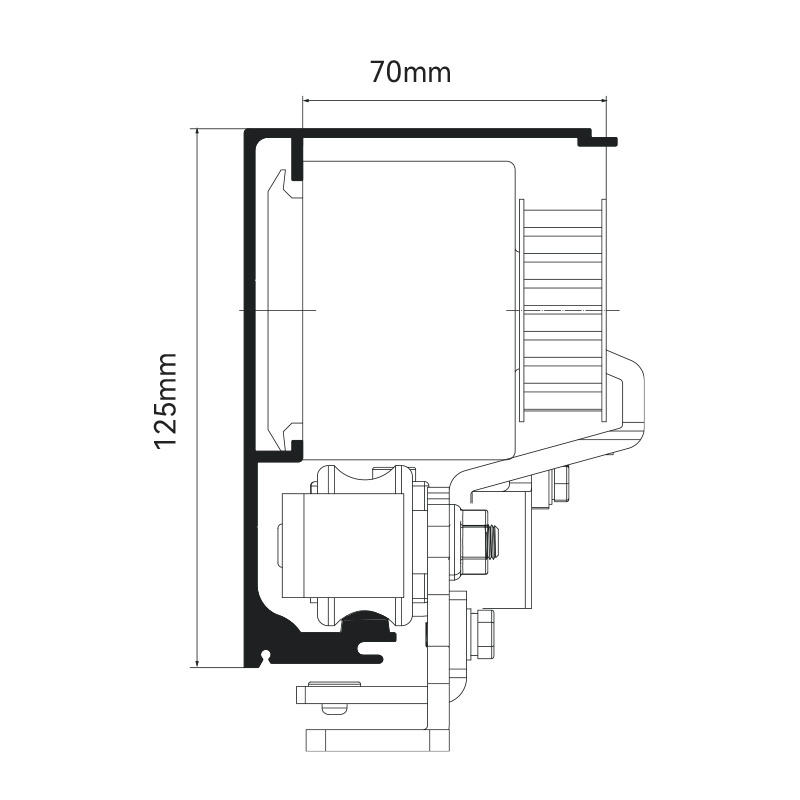 Caelus DC 150KG automatic gate opener double door operator Automatic sliding Door Opener Double Door Automatic Opener