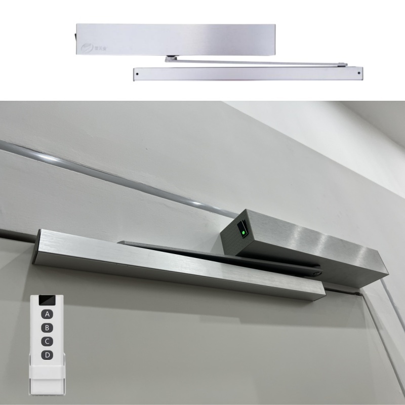 Smarter Low Energy Silent Smooth 90kg 250kg Double Door Concealed Automatic Swing Auto Sensor Glass Door SystemOperator opener