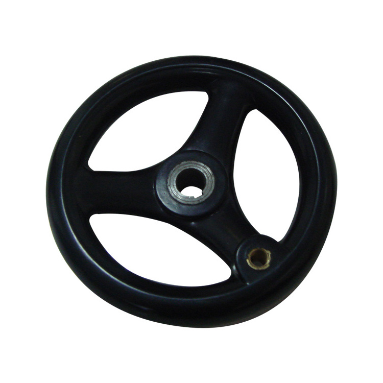 Cast Iron threaded hand wheel for cnc milling machine