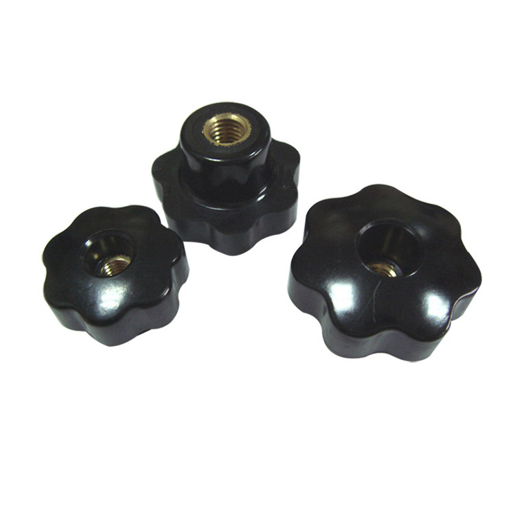 Machine plastic small m6 star knobs