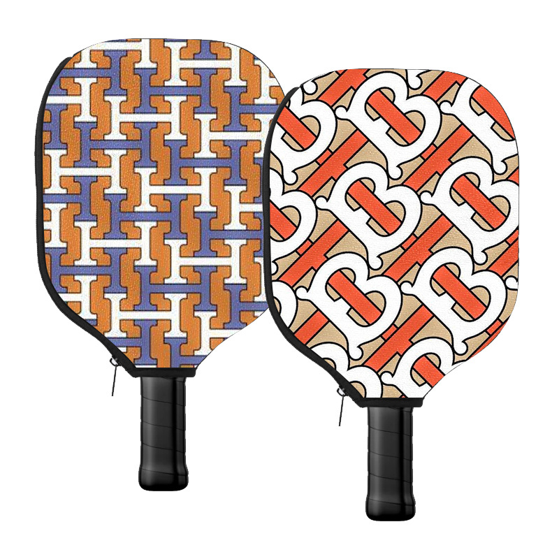 Custom Label Pickleball Paddle Cover Neoprene Pu Leather Paddle Racket Cove Explosive Models