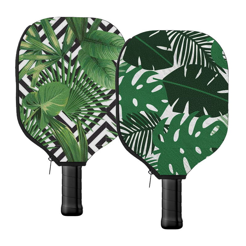 Custom Label Pickleball Paddle Cover Neoprene Pu Leather Paddle Racket Cove Explosive Models