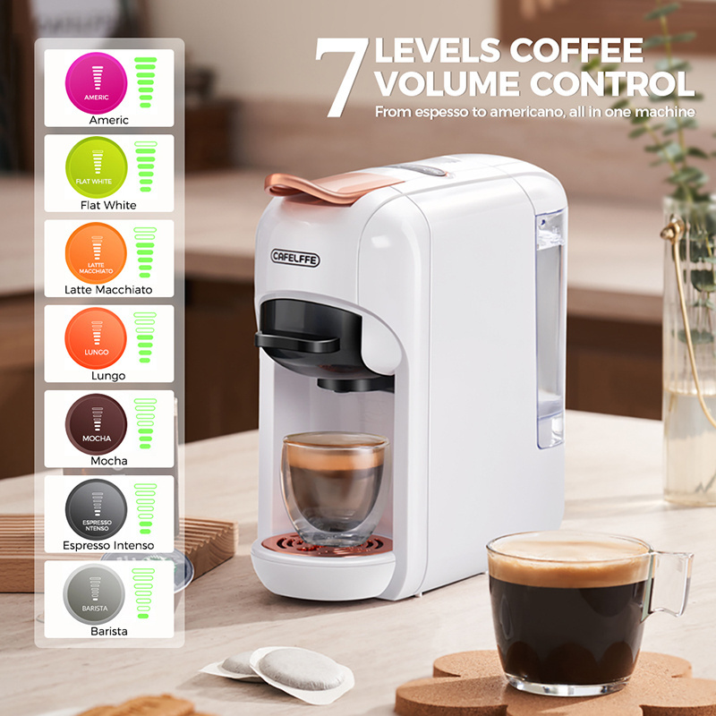 CAFELFFE Best automatic 5 in 1 multifunctional 220 volt 19 bar single-serve multi capsule coffee maker for espresso