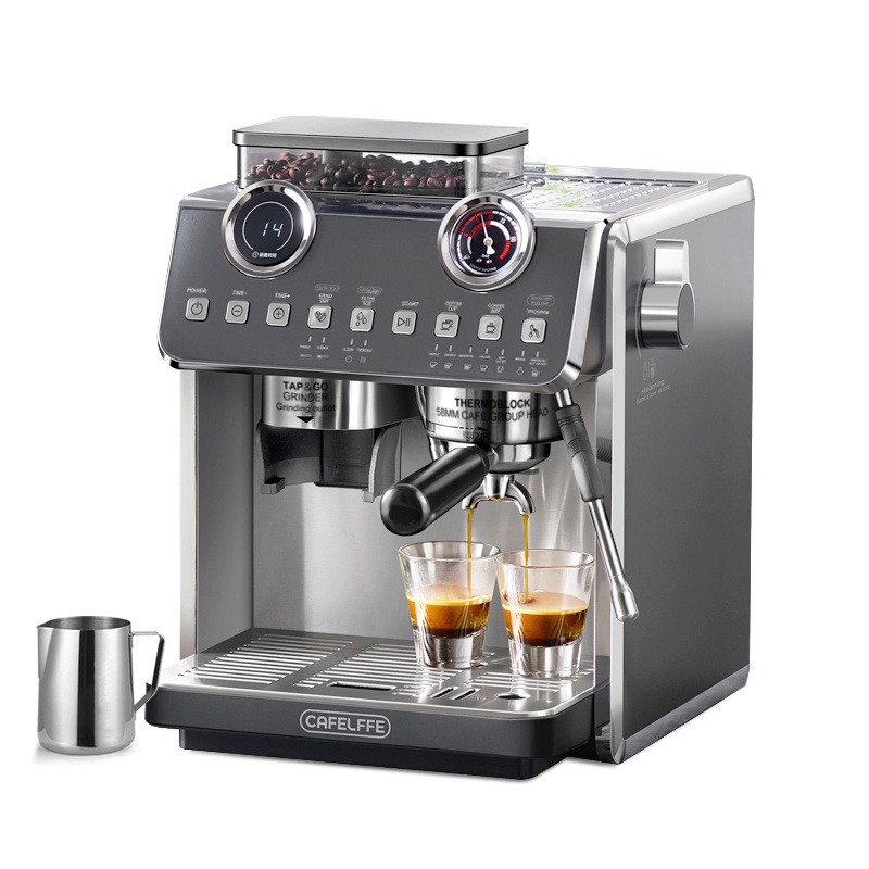 CAFELFFE Dual Boiler Hotel Cafeteras Expresso Commercial Electric Espresso Coffee Machine