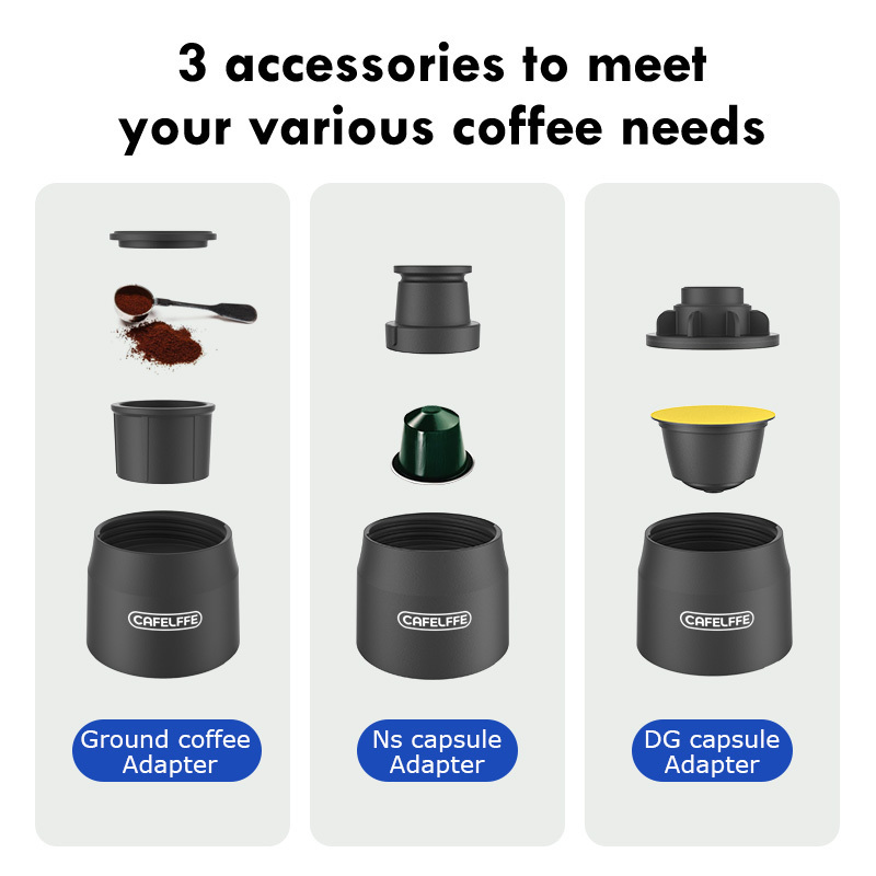 CAFELFFE Bulk Price New Design Travel Car Coffee On The Go Mini Automatic Espresso Electric Drip Portable Coffee Makers