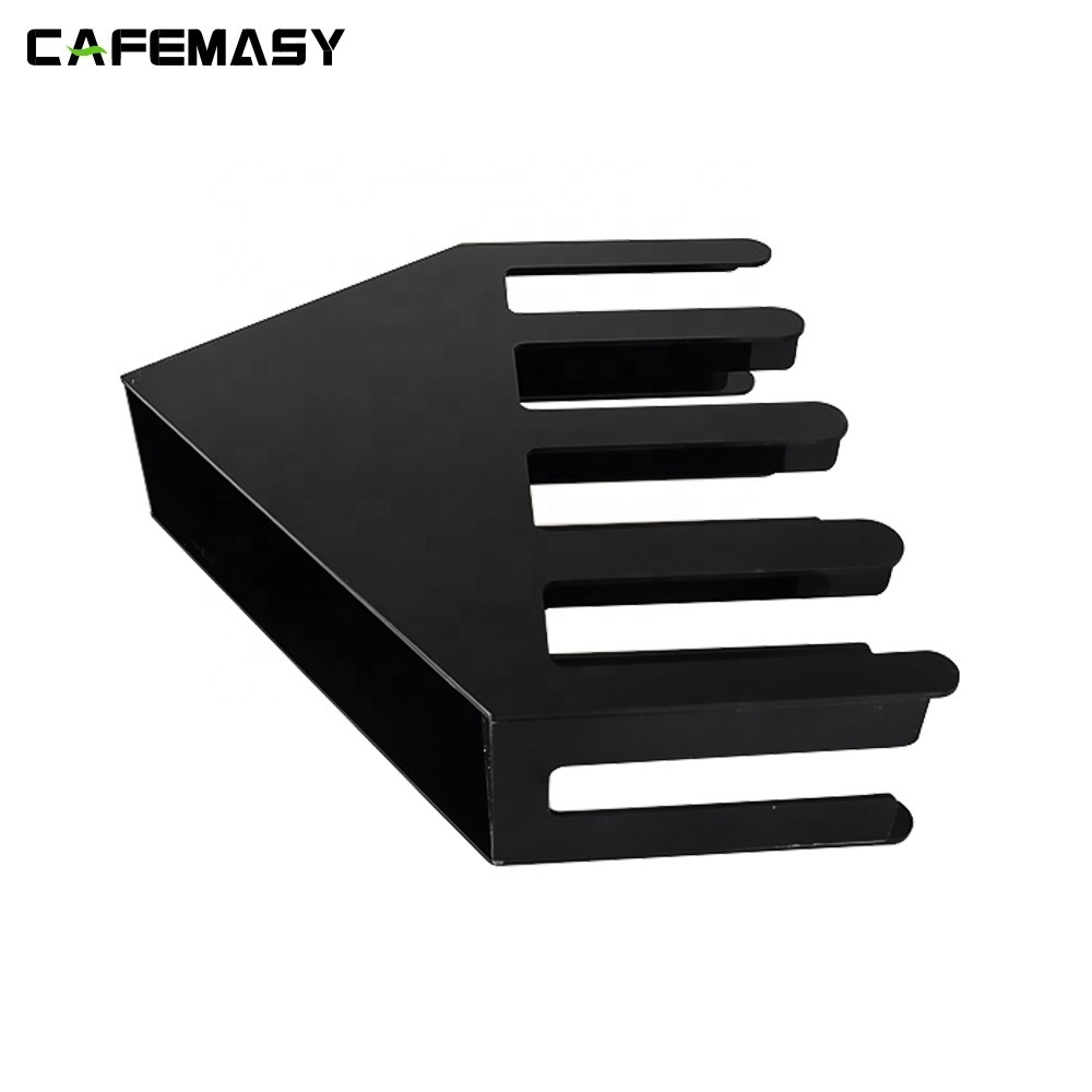 CAFEMASY 4 Grids Paper Cup Storage Holder Box for Coffee Shop Acrylic Cup Shelf Disposable Paper Cup Holder