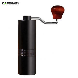 Cafemasy Portable coffee mill grinder manual espresso burr grinder commercial Stainless Steel Crank hand coffee  bean grinders