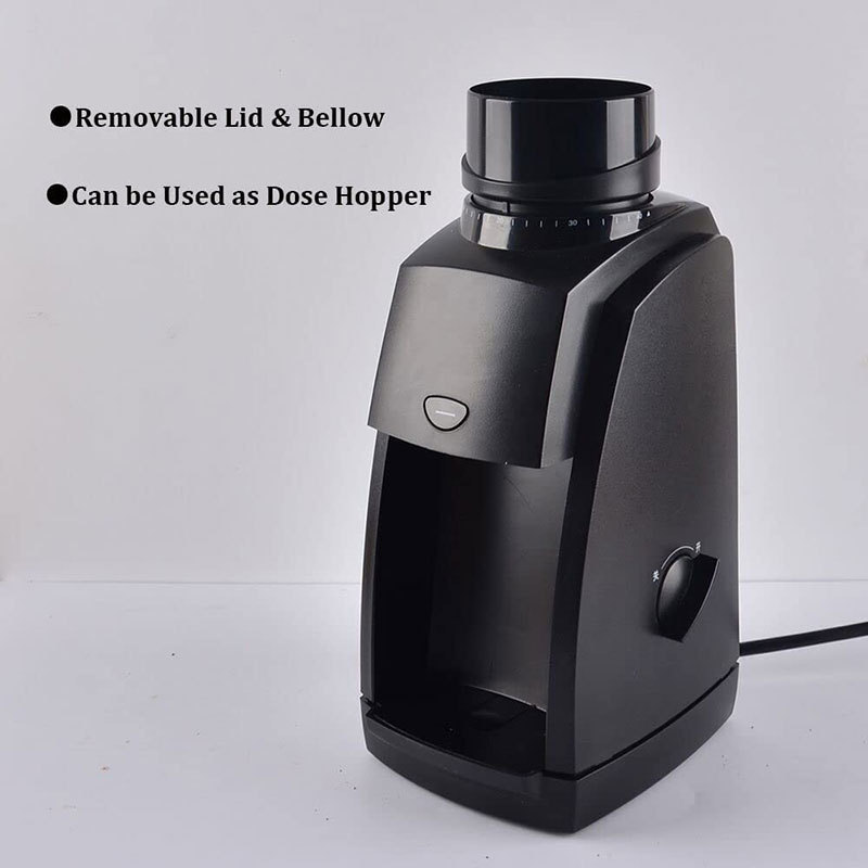 Single Dose Hopper Grinder with Silicone Bellow and Aluminum Lid Compatible with Baratza Encore Coffee Grinder Blowing Hopper