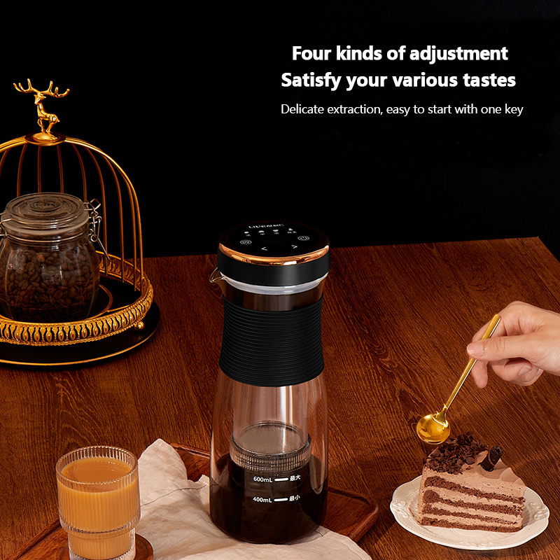 Mini Travel Portable Iced Coffee Maker And Tea Brewer  Ice Coffee Maker  Glass Espresso Usb Electric Cold Brew Coffee Maker