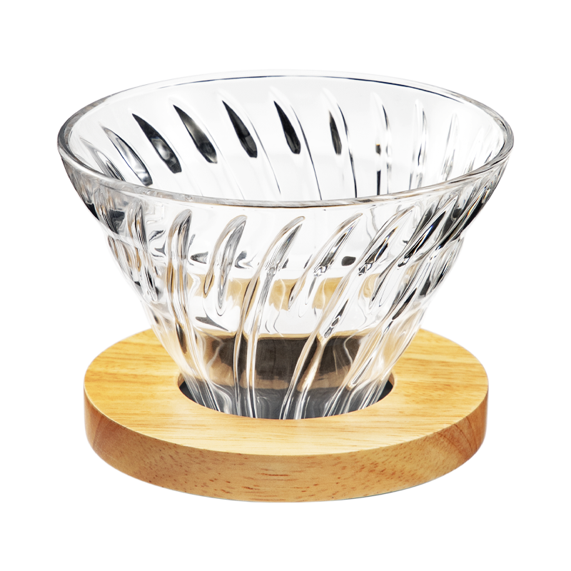 High Quality V01 V02 Pour Over Coffee Maker High Borosilicate Glass Coffee Filter Dripper