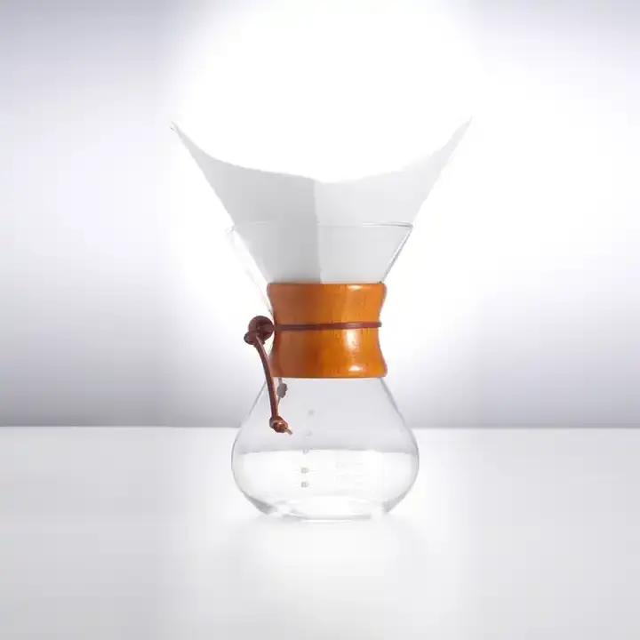 Glass Coffee Maker Large Manual Coffee Dripper Comfortable Portable Pour Over Coffee Maker Glass