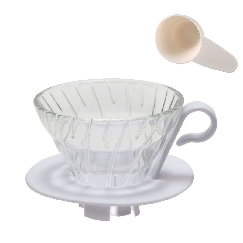 Wholesale Glass Coffee Filter Dripper Borosilicate Glass V01 Glass Coffee Pour Over Coffee Maker