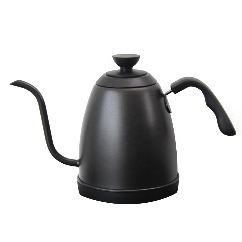 appareil menager Home Appliances Gooseneck Black 600ml Stainless Steel Temperature Control Drip Coffee Electric Kettle