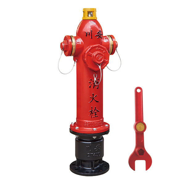 CA-Fire Cast Iron Pillar Landing Valve Pillar  Two Way Fire Hydrant